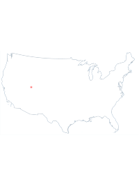 Bonneville US Outline Map
